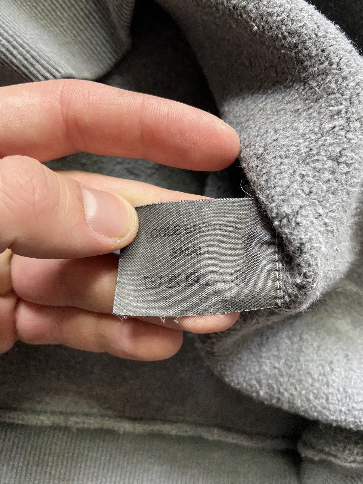 Cole Buxton Cole Buxton Washed Gray Warm Up Hoodie OverSize Size US S / EU 44-46 / 1 - 5 Thumbnail
