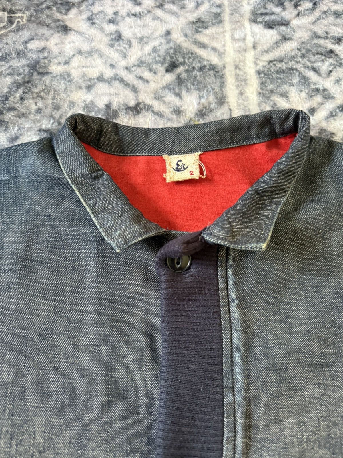 Eternal Vintage Eternal Natural Indigo Dyed Chore Jacket Size US M / EU 48-50 / 2 - 16 Thumbnail