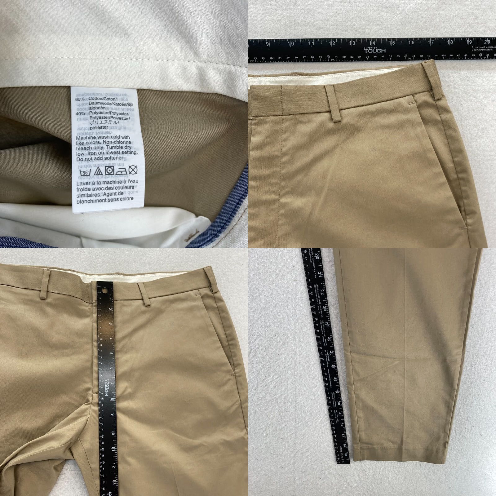 J.Crew J.Crew Ludlow Golf Pants Mens 34x36 Slim Beige Khaki 3XDRY NWT Size US 34 / EU 50 - 8 Thumbnail