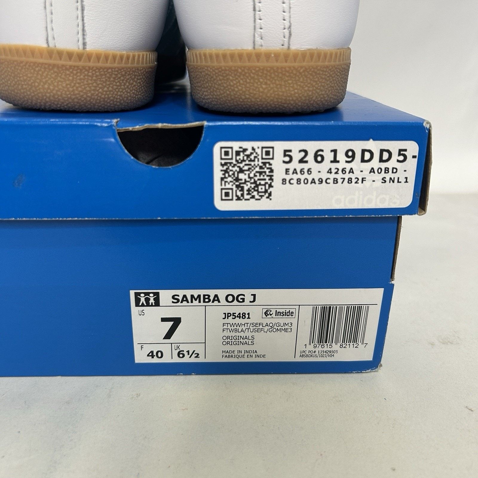 Adidas Adidas Samba OG GS “White Mint” JP5481 Size US 8 / IT 38 - 5 Thumbnail