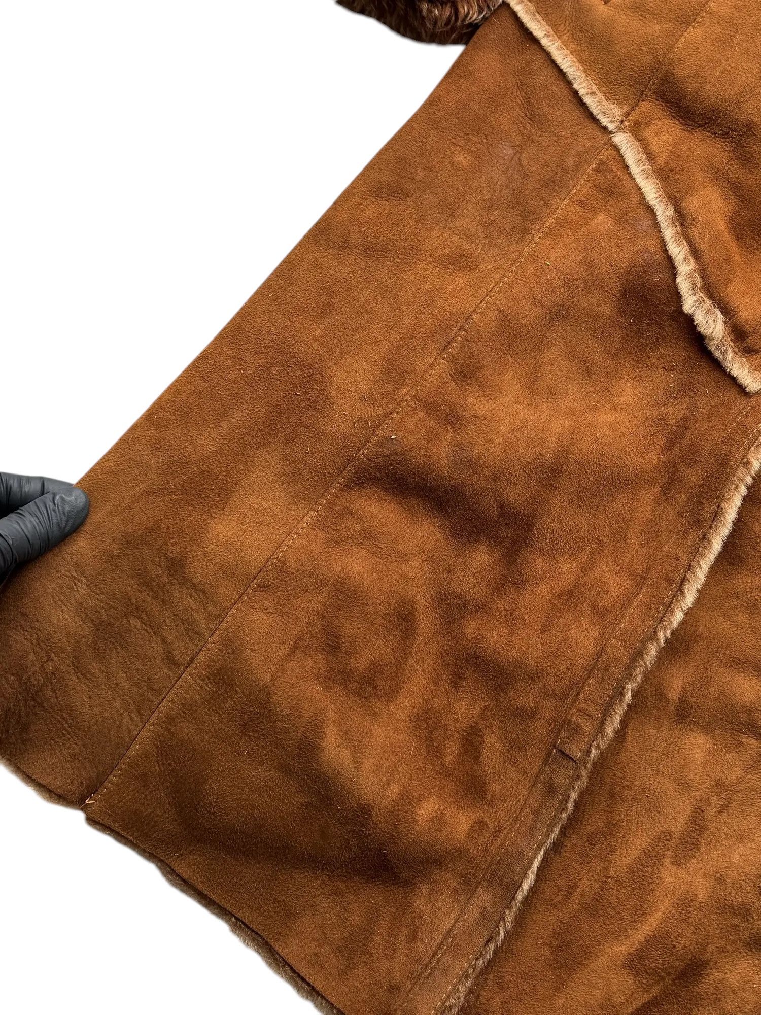 Vintage Real Sheepskin Coat From The 90s(V212) Size M / US 6-8 / IT 42-44 - 2 Thumbnail