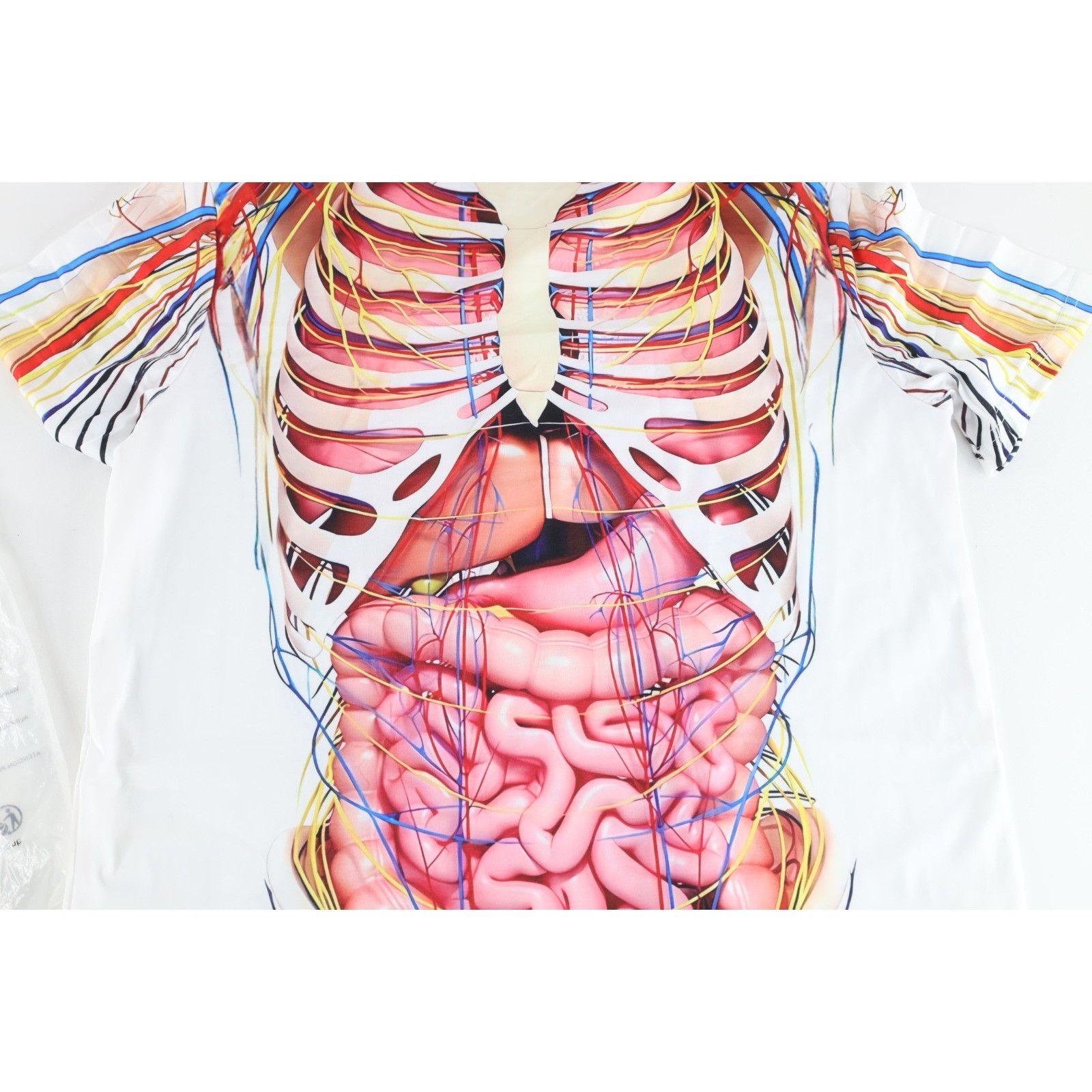 Vintage Deadstock Vintage Streetwear All Over Print Anatomy T-Shirt Size US XL / EU 56 / 4 - 10 Thumbnail