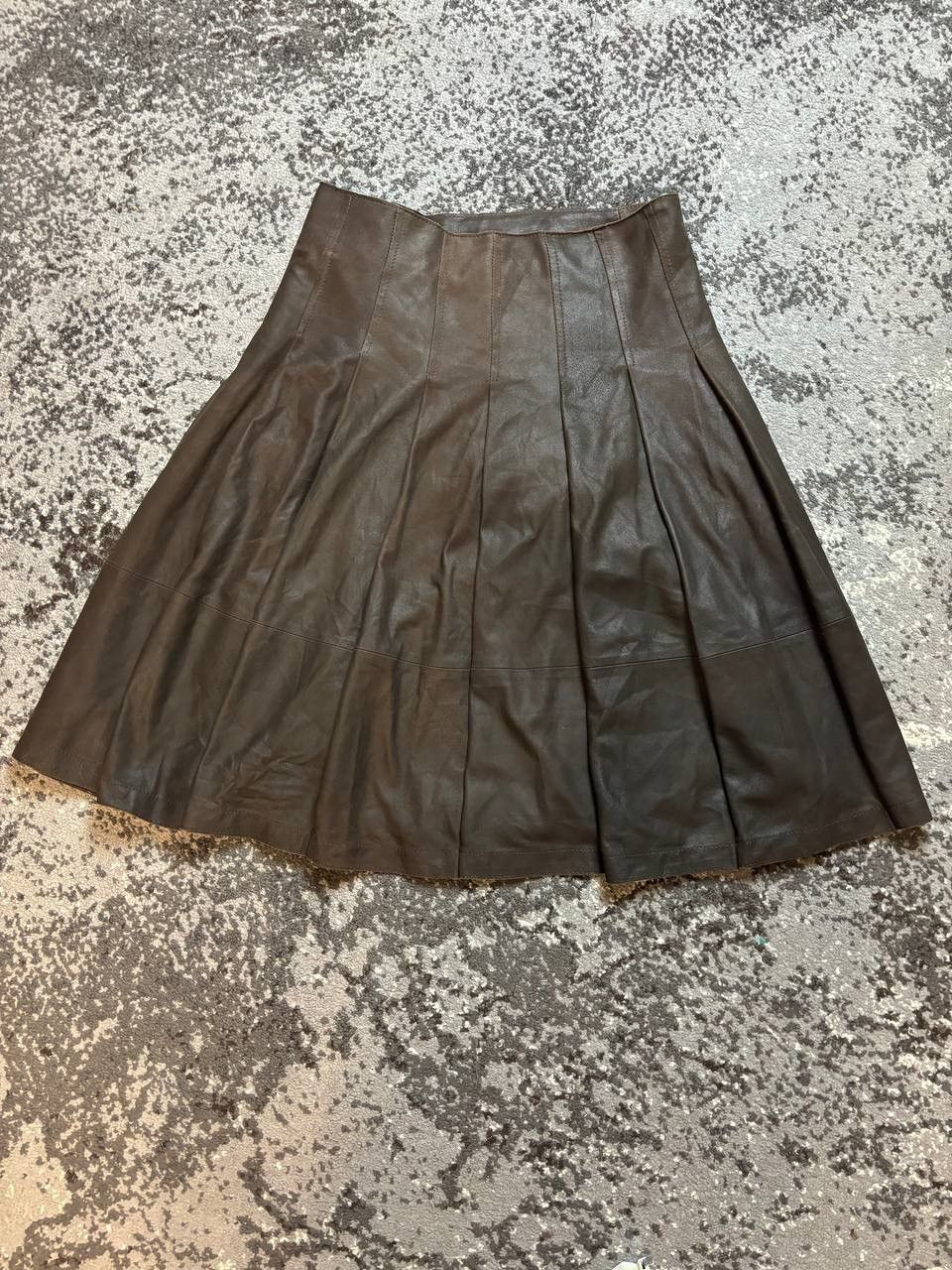 If Six Was Nine × Le Grande Bleu (L.G.B.) × Vintage Vintage Y2K Weekend Maxmara Opium Suede Leather Owens Style Size US 28 / EU 44 - 7 Thumbnail