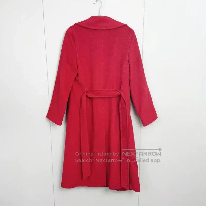 Max Mara MaxMara Red Silk Long Women's Coat . Size M / US 6-8 / IT 42-44 - 2 Thumbnail