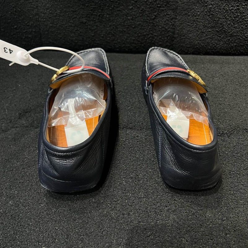 Gucci Gucci Horsebit Navy Loafers for Men Size US 9.5 / EU 42-43 - 3 Thumbnail