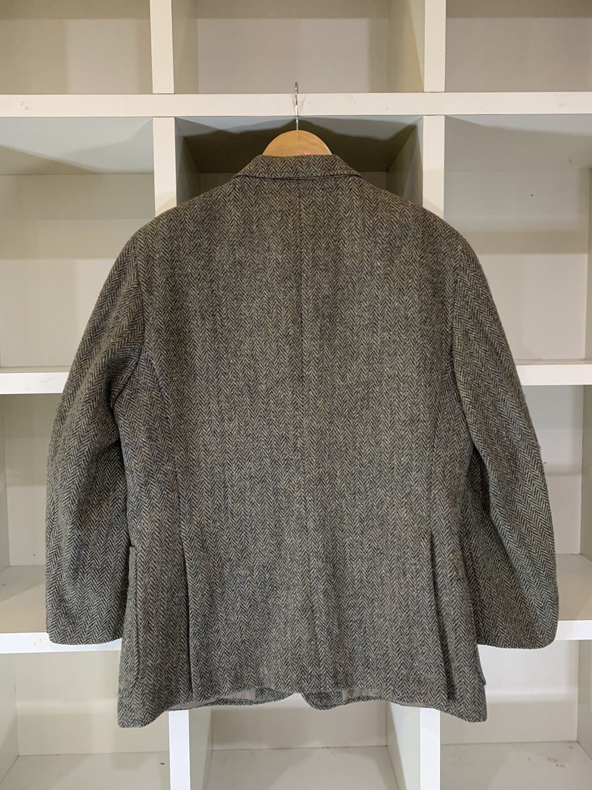 Harris Tweed Vintage Flying Cross x harris tweed wool jacket Size 42L - 8 Thumbnail