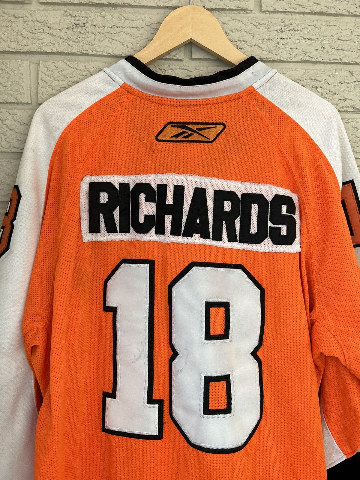 NHL Vintage Reebok Philadelphia Flyers Mike Richards Jersey Size US XL / EU 56 / 4 - 7 Thumbnail
