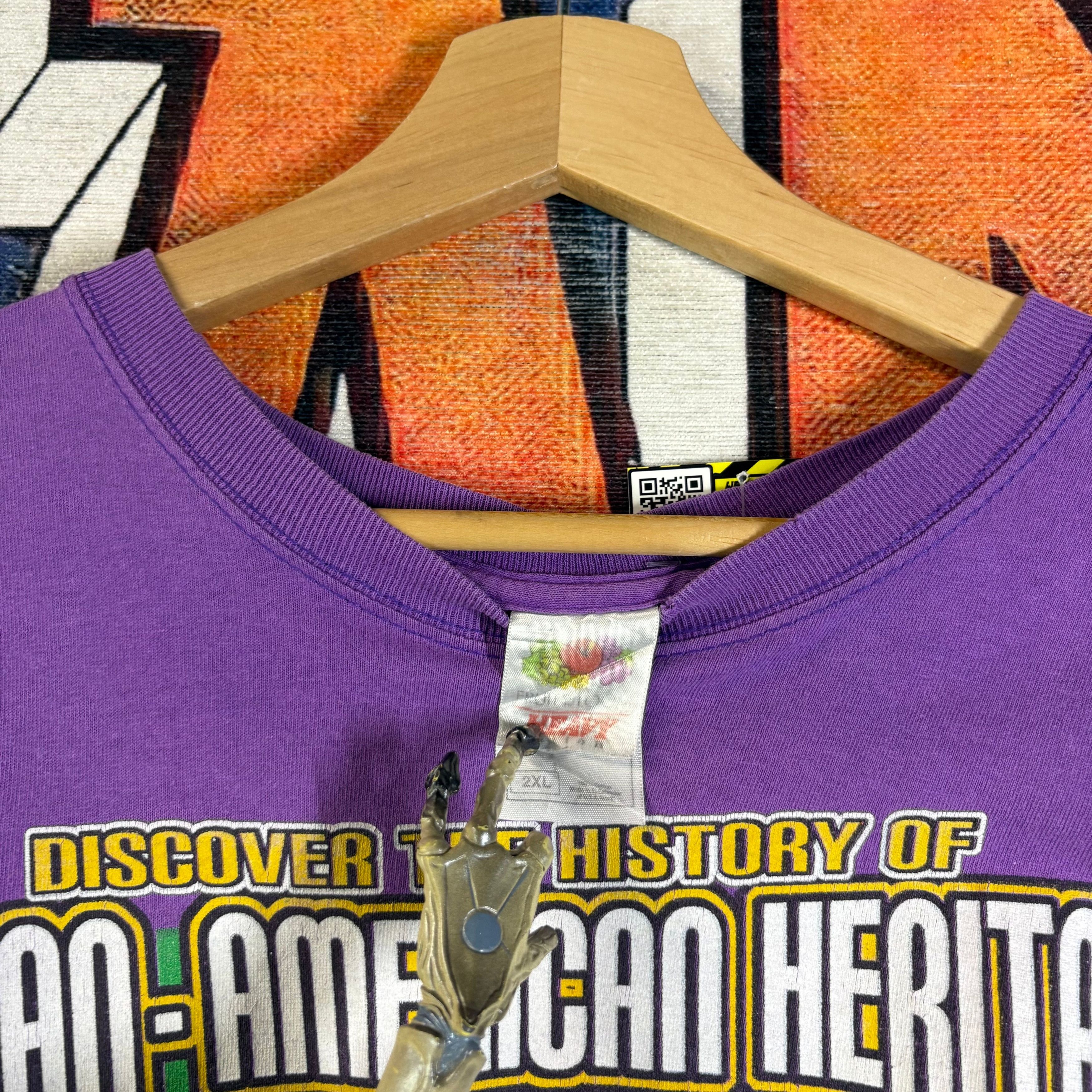 Vintage Y2K "Discover the History of African-American Heritage" Tee Size US XXL / EU 58 / 5 - 2 Thumbnail