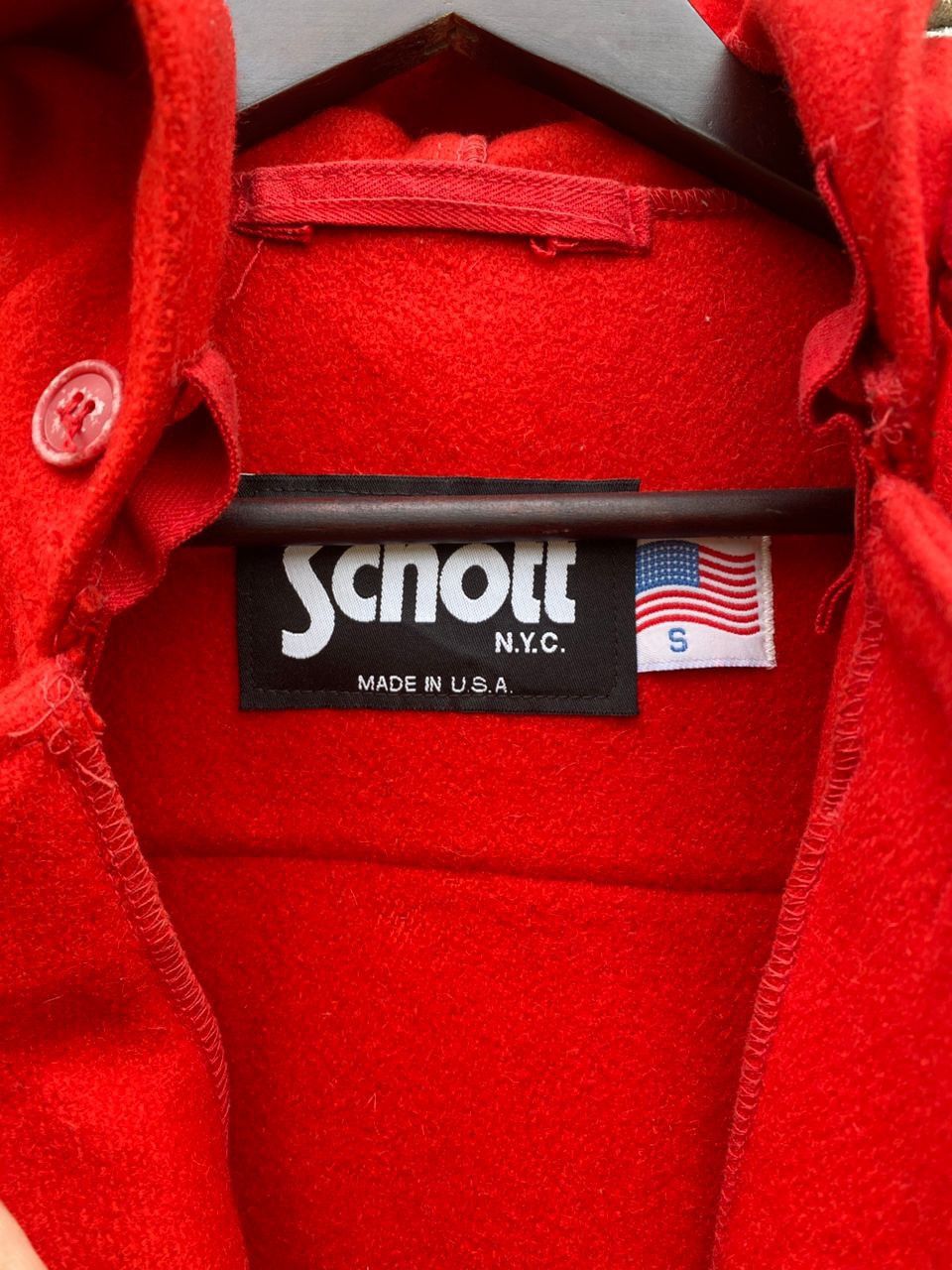 Schott Schott Duffle Coat Wool Red Colour Size US S / EU 44-46 / 1 - 7 Thumbnail