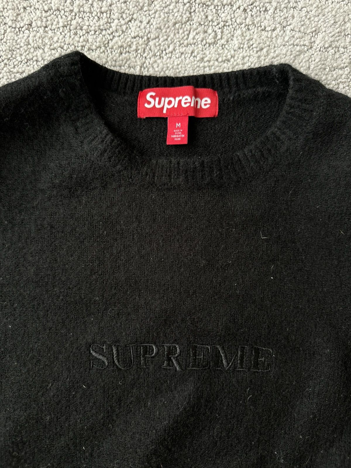 Other Supreme Black Wool Sweater Size M / US 6-8 / IT 42-44 - 1 Thumbnail