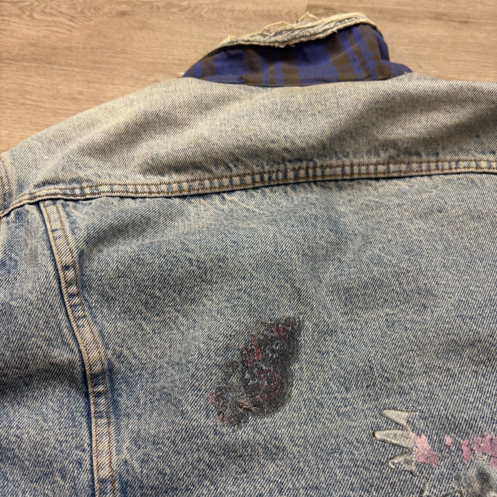 Levi's × Vintage VTG 80s Levi's 70411 9318 Flannel Lined Denim Jacket Men's M Size US M / EU 48-50 / 2 - 12 Thumbnail