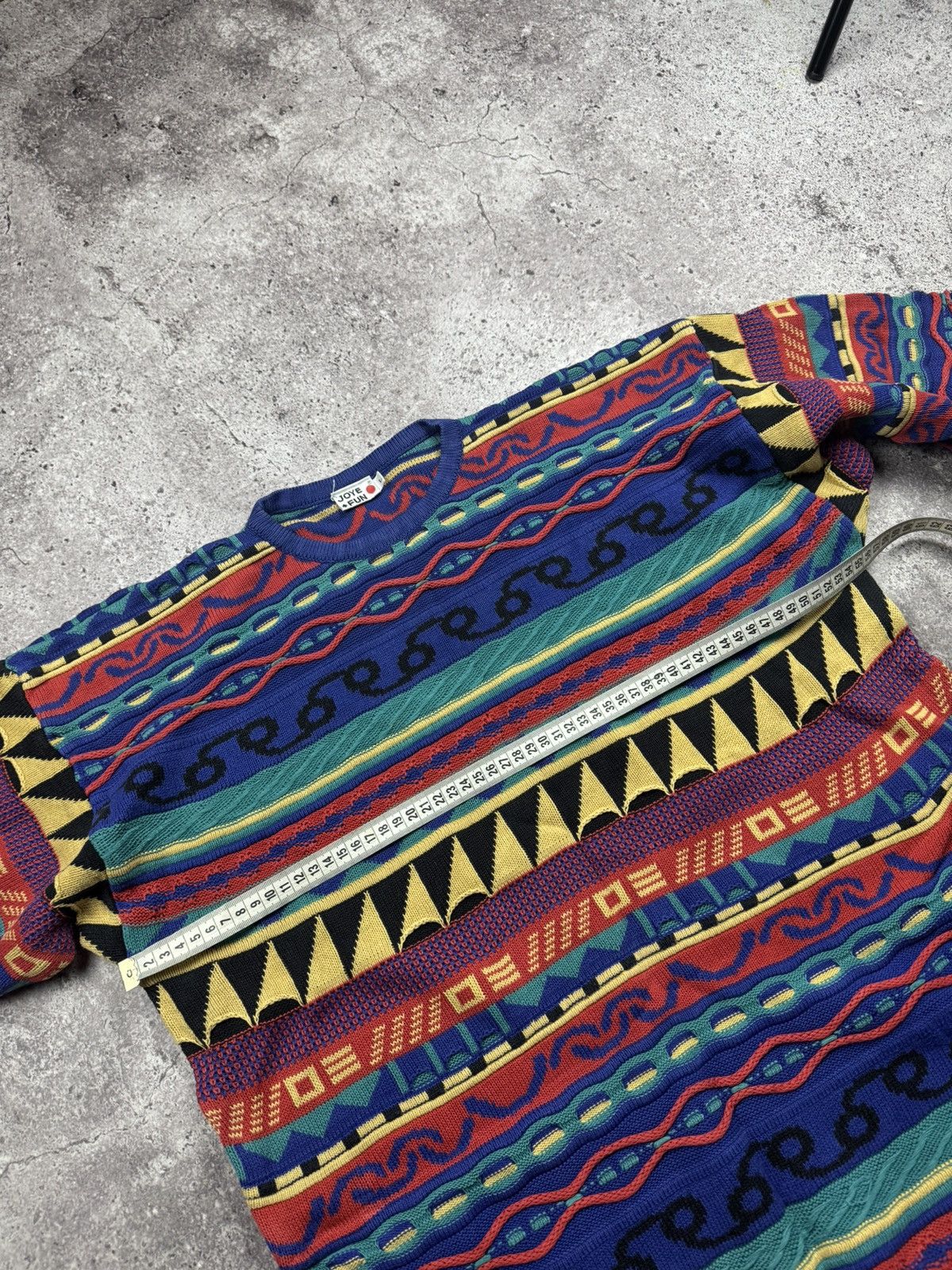 Japanese Brand VINTAGE JOYE+FUN 90’S COOGI STYLE JAPANESSE KNIT SWEATER Y2K Size US L / EU 52-54 / 3 - 5 Thumbnail