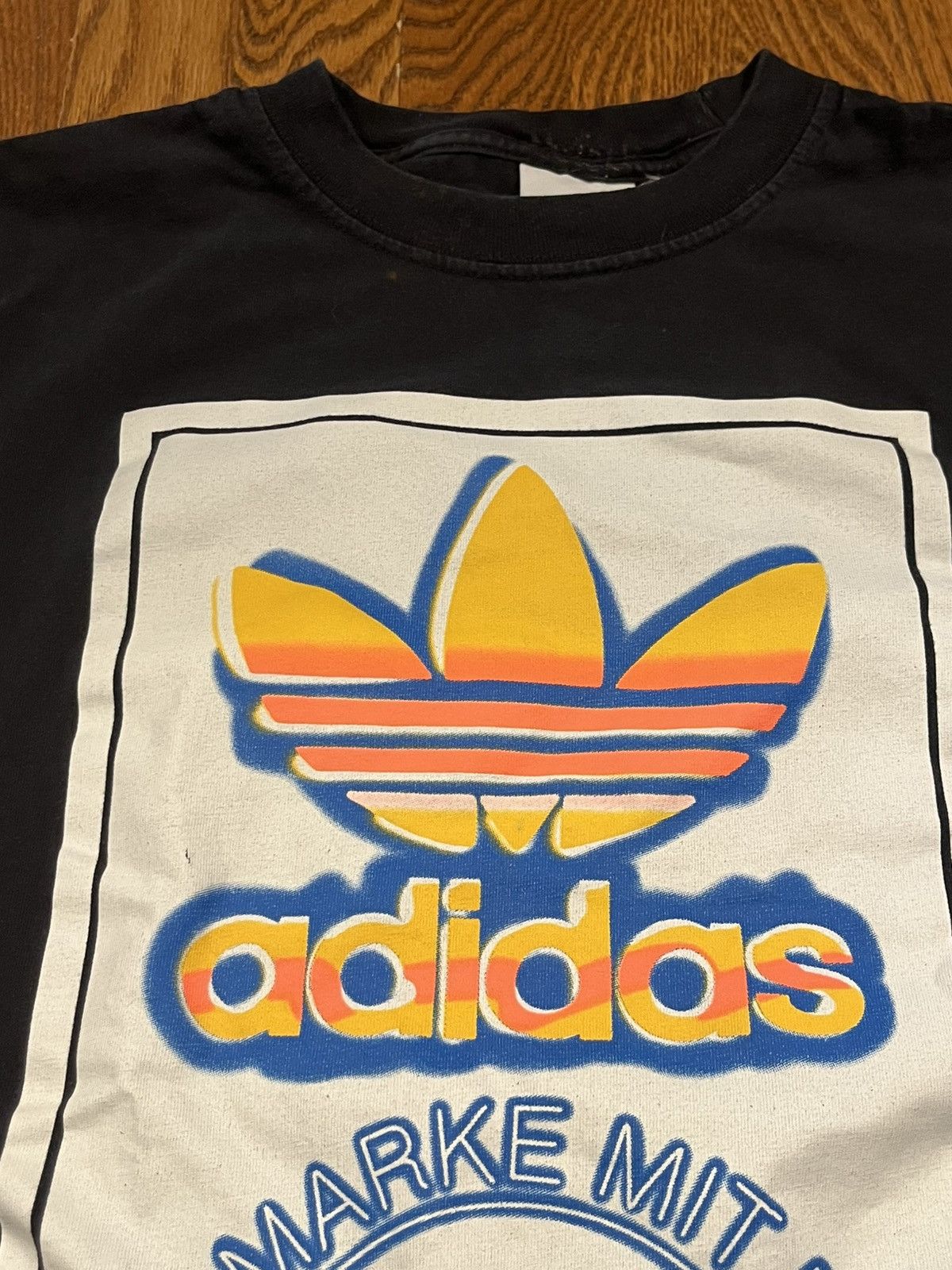 Adidas Adidas Watercolor Logo Graphic Print Short Sleeve T-Shirt Size US S / EU 44-46 / 1 - 2 Thumbnail