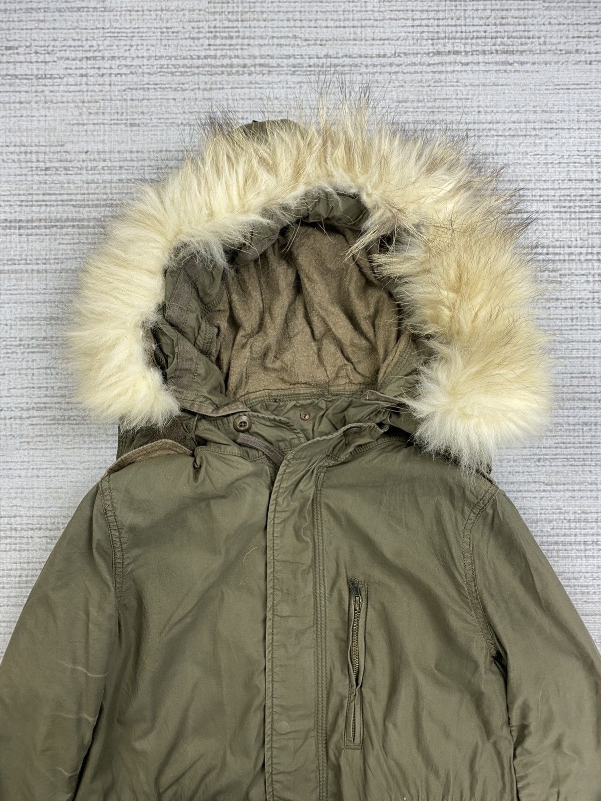 GOA Vintage G.O.A Military Faux Fur Hoodie Parka Jacket Size US S / EU 44-46 / 1 - 6 Thumbnail