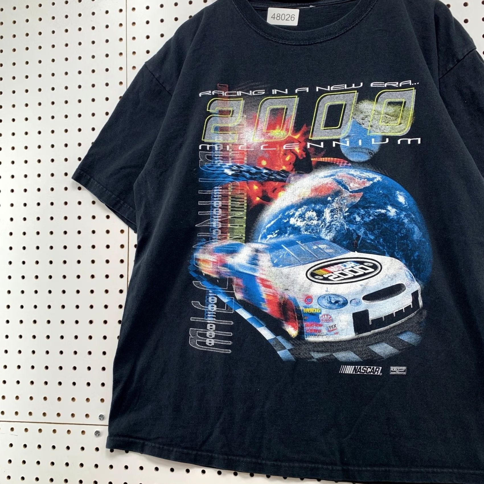 NASCAR Vintage Nascar 2000 Winston Cup Series Shirt Mens Large Black Millenium T-Shirt Size US L / EU 52-54 / 3 - 3 Thumbnail