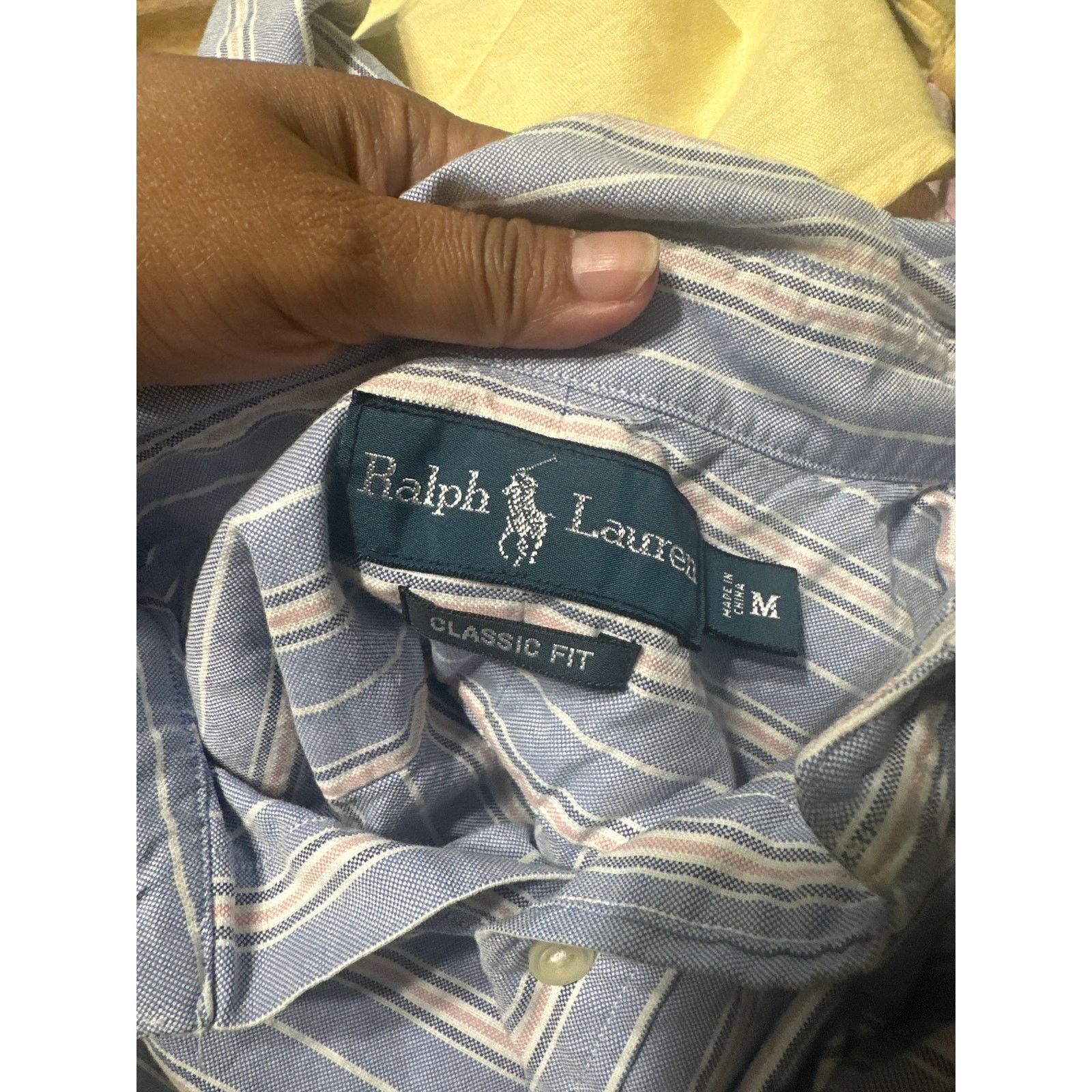 Ralph Lauren Ralph Lauren Blue Pink Stripe Long-sleeve Shirt Size US M / EU 48-50 / 2 - 7 Thumbnail