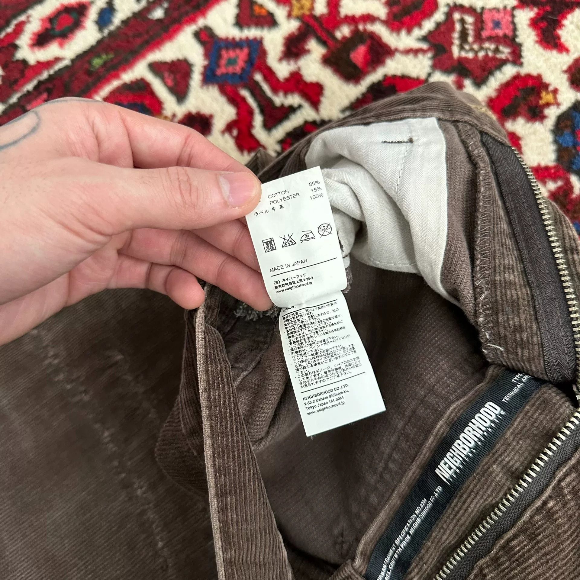 Neighborhood Neighborhood 08EX Corduroy Narrow Jeans S Size US 40 / EU 56 - 6 Thumbnail