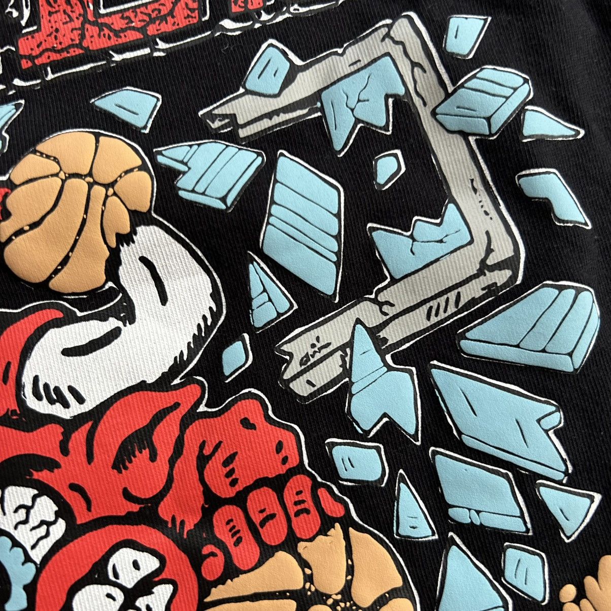 Brain Dead 2XL CHiCAGO BULLS TEE WiDE BOXY CROPPED NBA iDENTiFY ARTiST Size US XXL / EU 58 / 5 - 6 Thumbnail