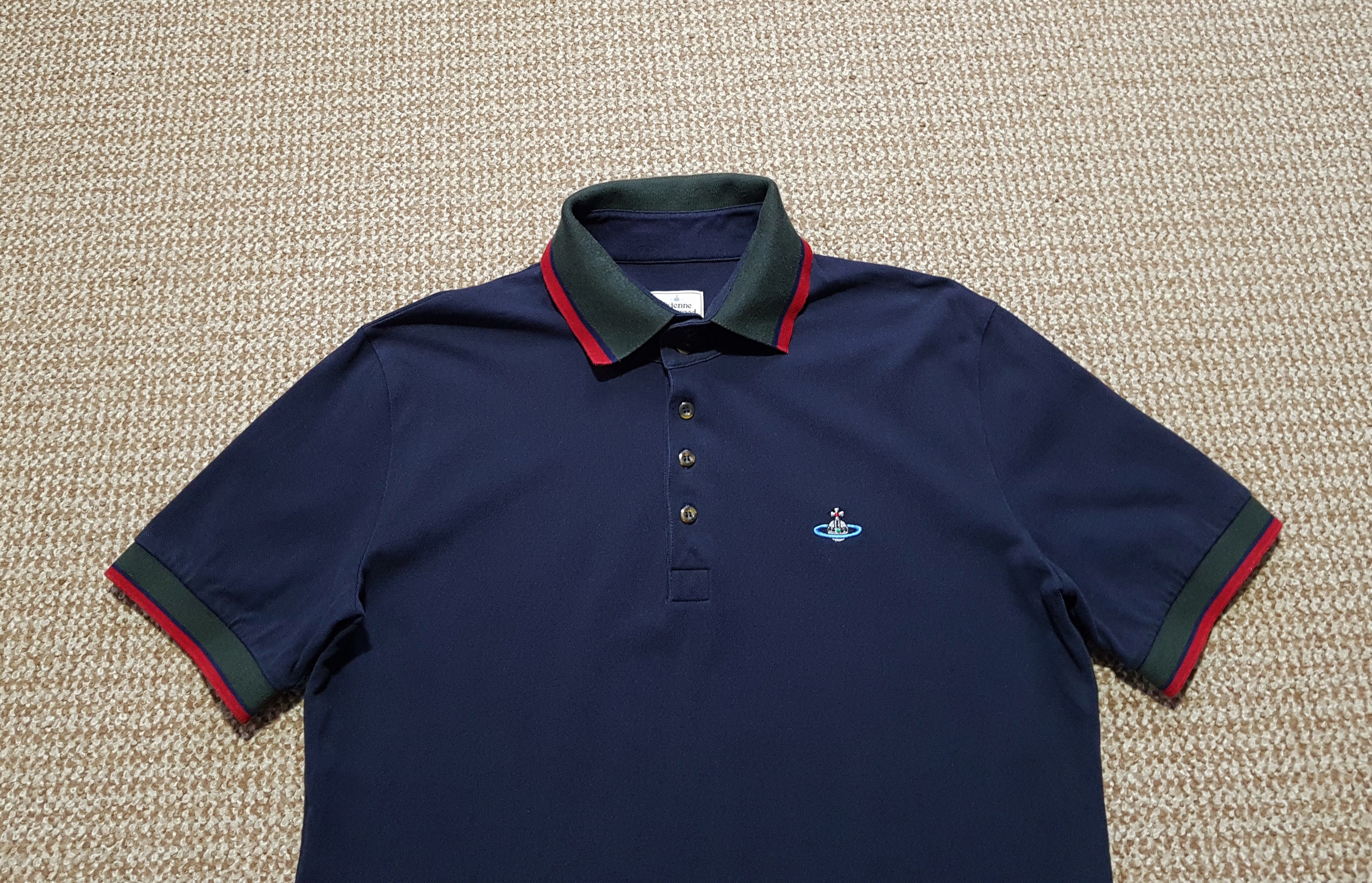 Vivienne Westwood Vivienne Westwood Men's Polo Shirt Blue sz L Size US L / EU 52-54 / 3 - 2 Thumbnail