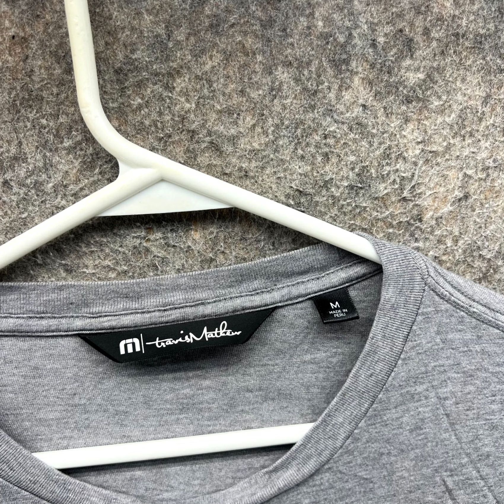 TravisMathew VINTAGE Travis Mathew Shirt Mens Medium Heather Gray Long Sleeve Crewneck Fleece Tee Size US M / EU 48-50 / 2 - 6 Thumbnail