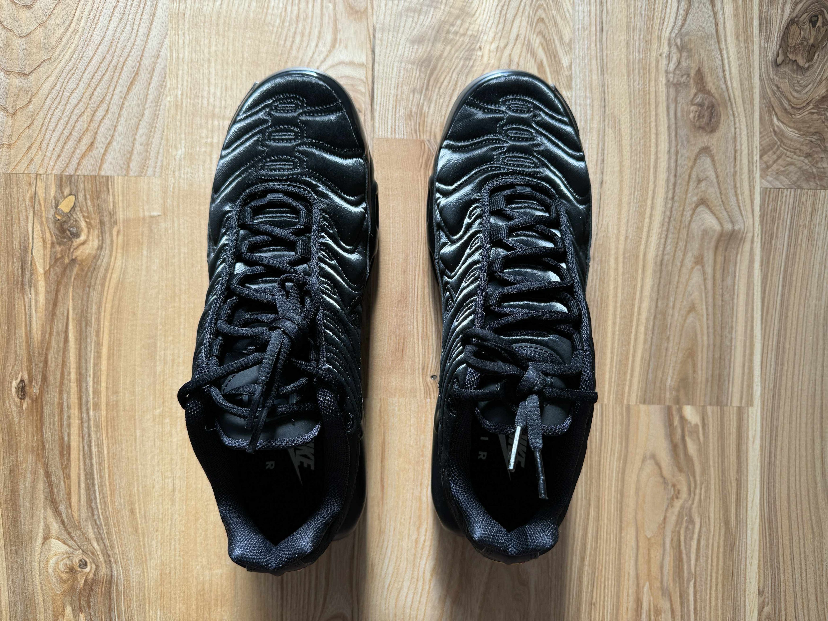 Nike Air Max Plus TN Black Satin Size US 10 / EU 43 - 5 Thumbnail