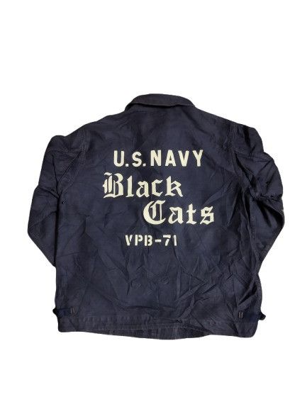 Freewheelers Vintage Freewheelers Black Cat Jacket Size US M / EU 48-50 / 2 - 2 Thumbnail
