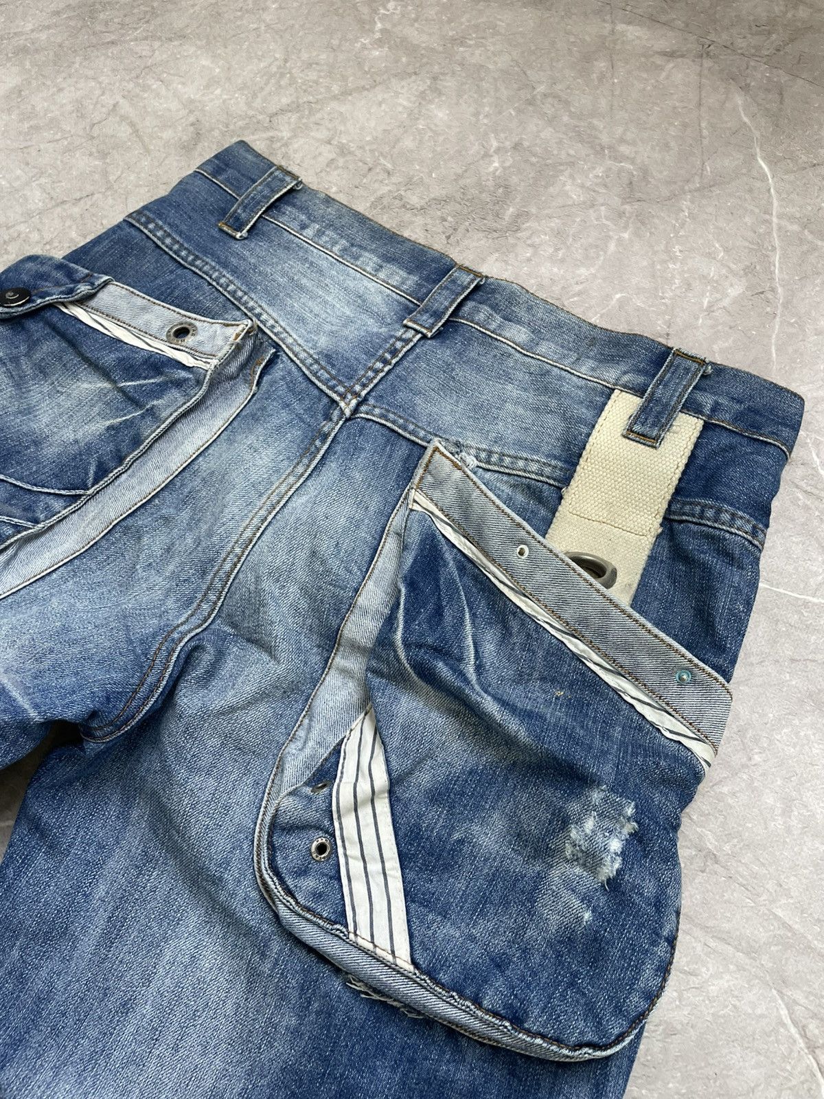 G-Star Baggy Multipocket cargo jeans 90s hype junya Watanabe style Size US 31 - 12 Thumbnail