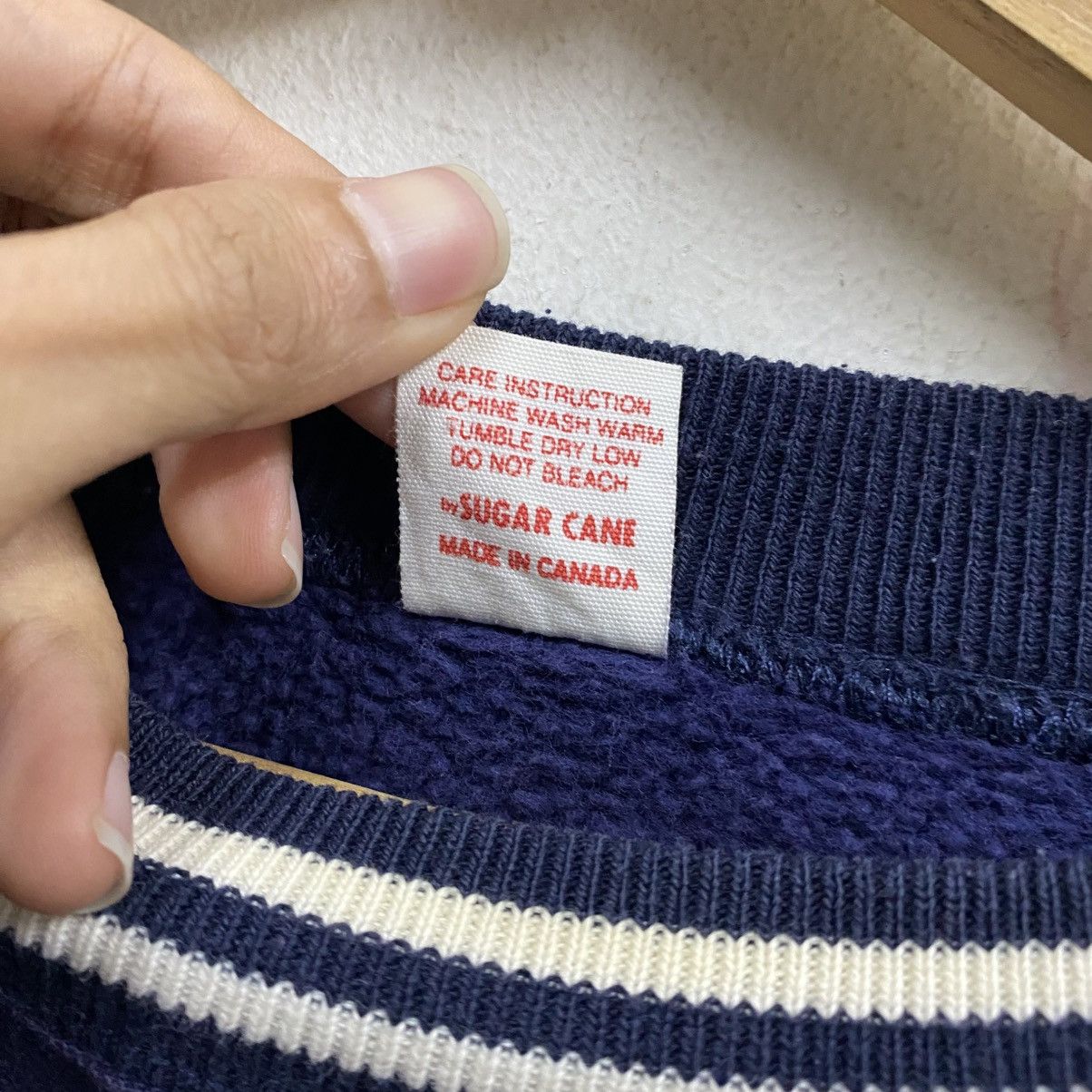 Sugar Cane Cheswick Sugarcane Sweatshirt Spellout Embroidery NY Size US L / EU 52-54 / 3 - 10 Thumbnail