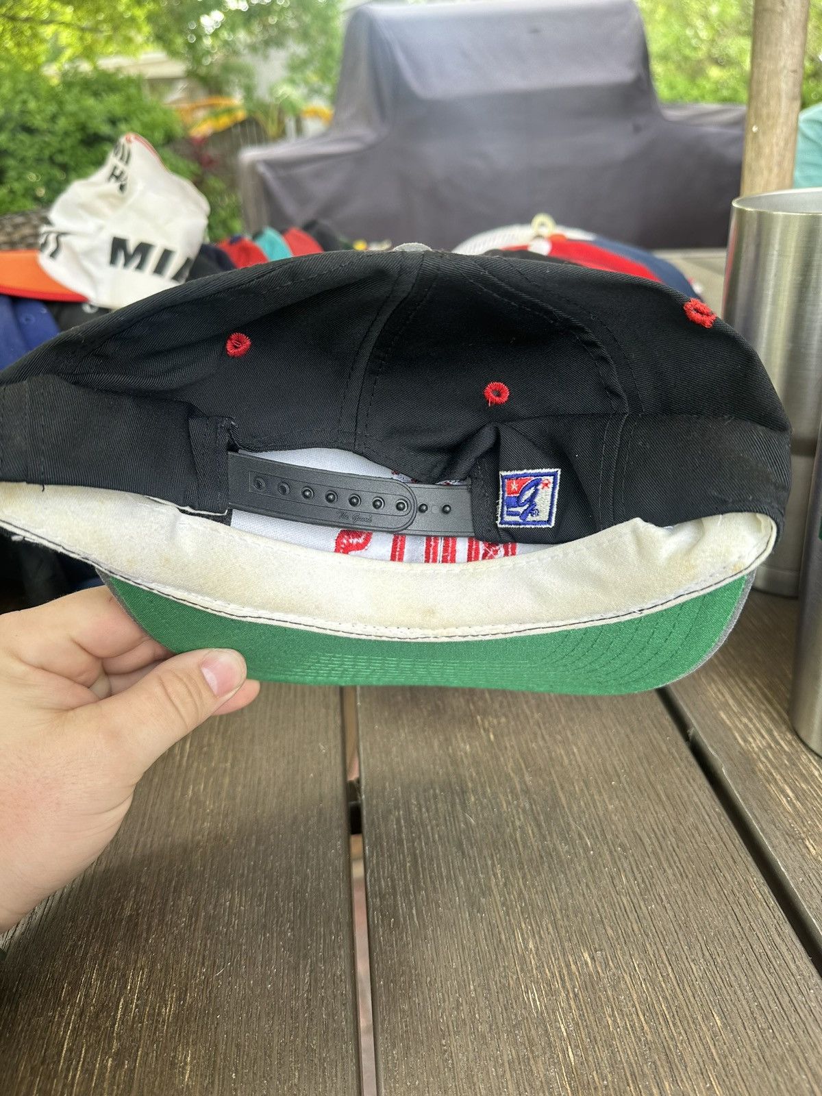 NBA Chicago Bulls vintage 1991 SnapBack Size ONE SIZE - 3 Thumbnail
