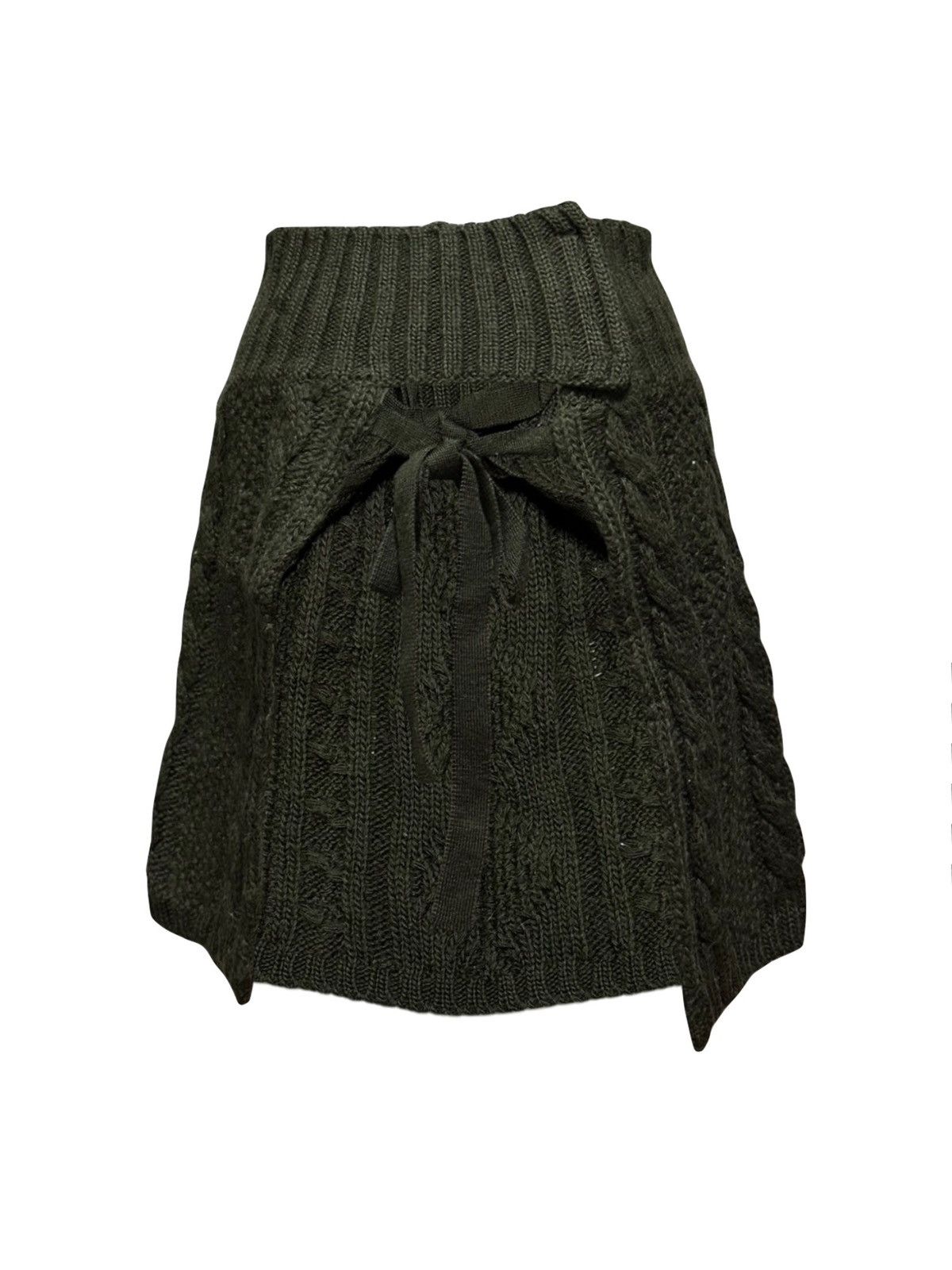 Undercover UNDERCOVER Fall Winter 1998 "Exchange" Knit Wrap Skirt Size 28" / US 6 / IT 42 - 2 Thumbnail