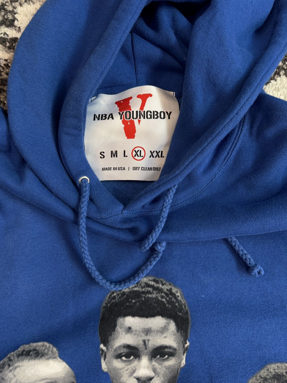 Vlone NBA YoungBoy x VLONE “Top & Sons” Blue Hoodie Size US XL / EU 56 / 4 - 4 Thumbnail