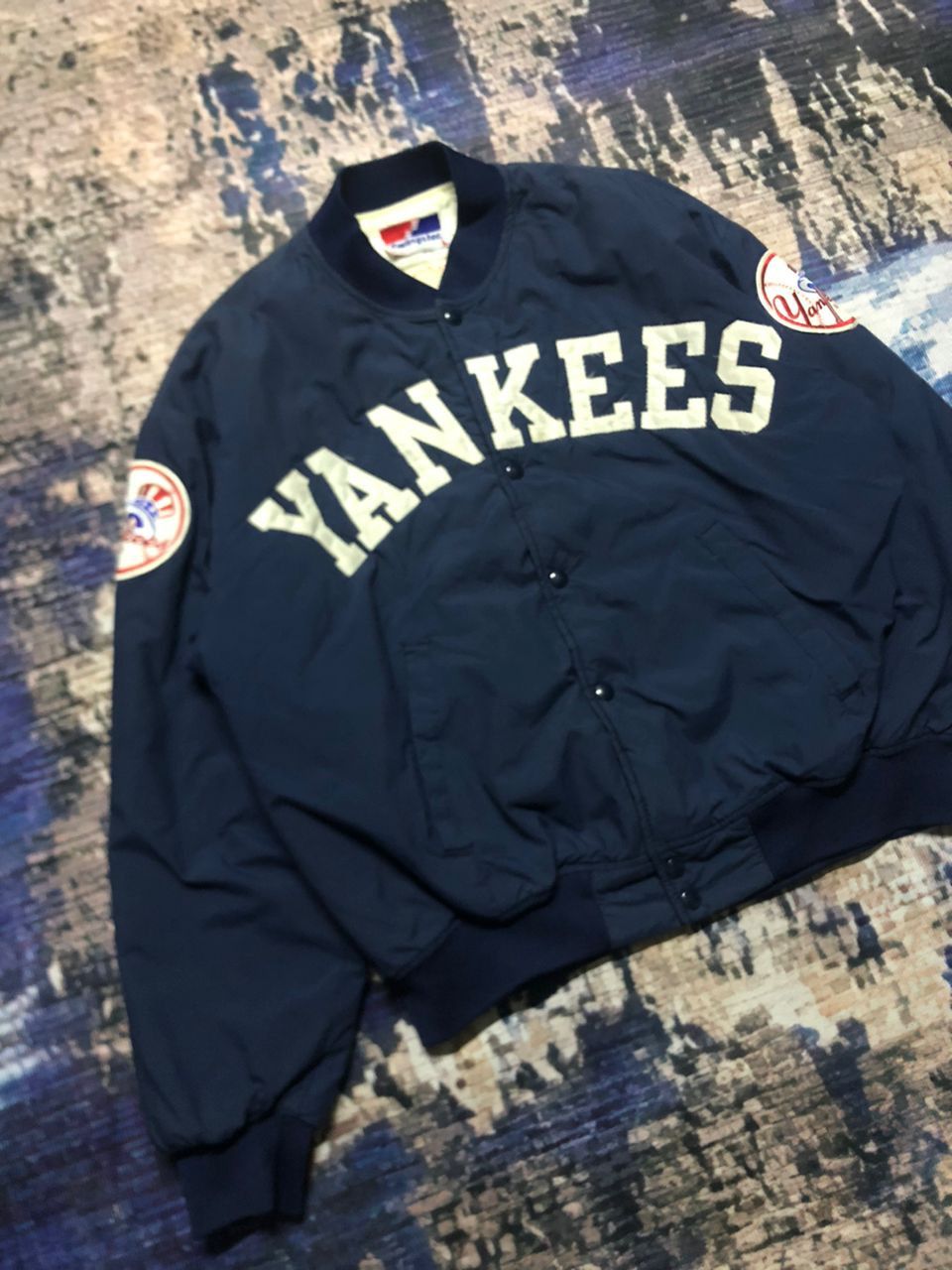 Swingster Vintage Swingster Supplex New York Yankees Baseball Jacket Size US L / EU 52-54 / 3 - 7 Thumbnail