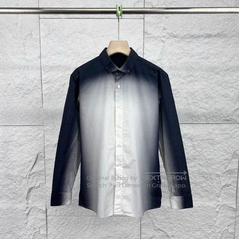 Givenchy Givenchy Black Ink Gradient Long Sleeve Shirt - dmc. Size US M / EU 48-50 / 2 - 1 Thumbnail