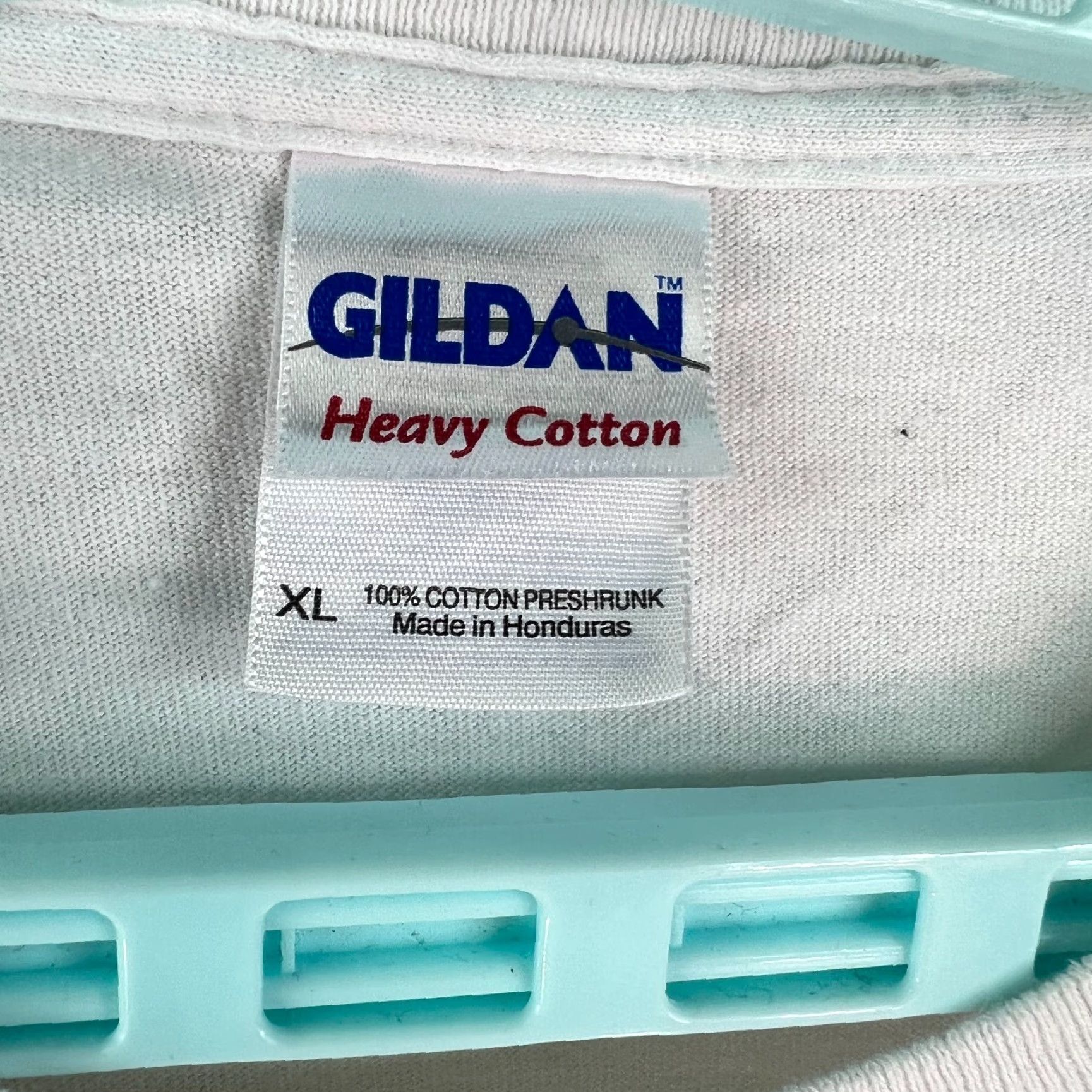 Gildan Gildan Heavy Cotton Mens Graphic White T Shirt Sz XL Military Day At Miller Park Size US XL / EU 56 / 4 - 4 Thumbnail