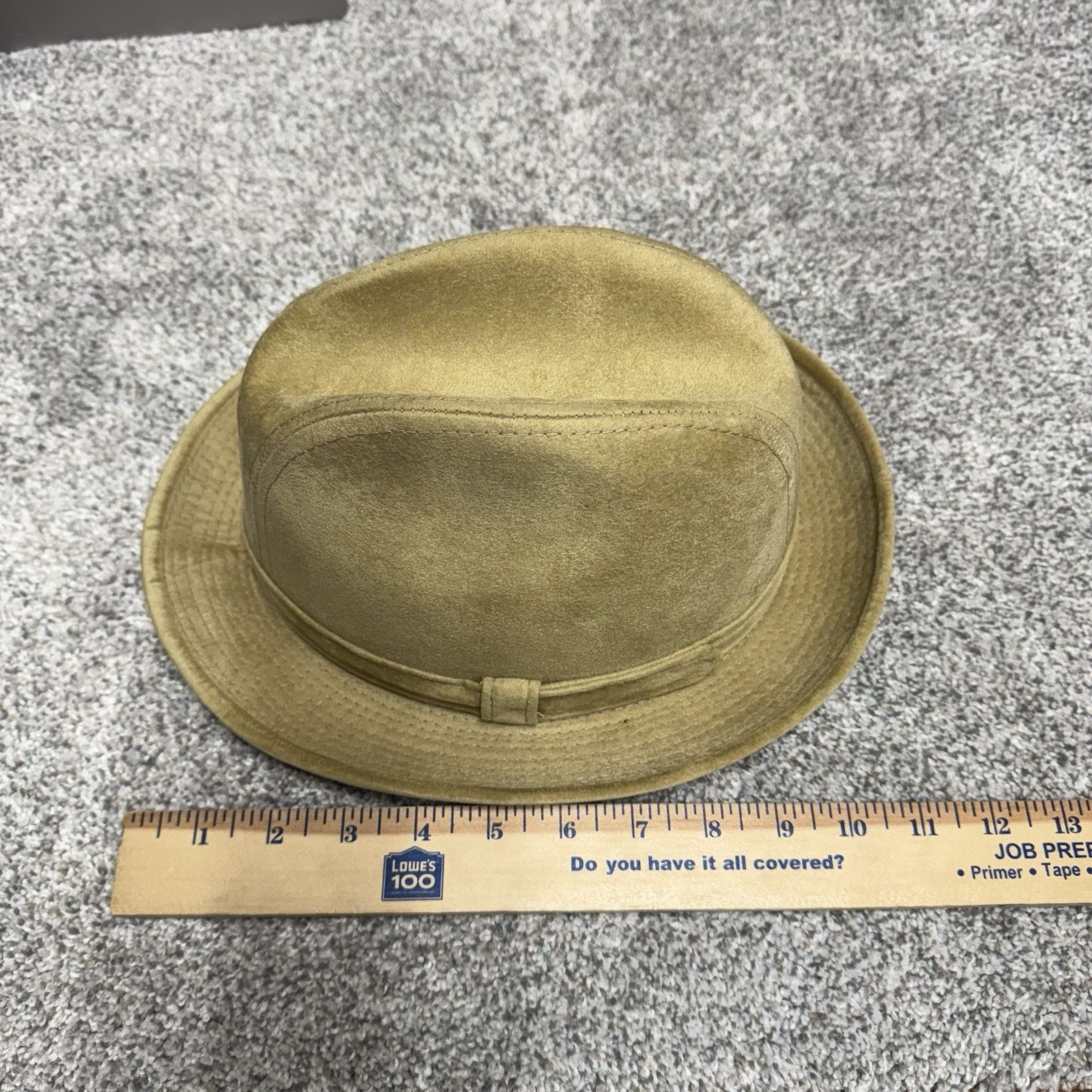 Other Vintage 70s Beacon Hill Fedora Hat Mens M 7/7.5 Suede Velour Size ONE SIZE - 9 Thumbnail