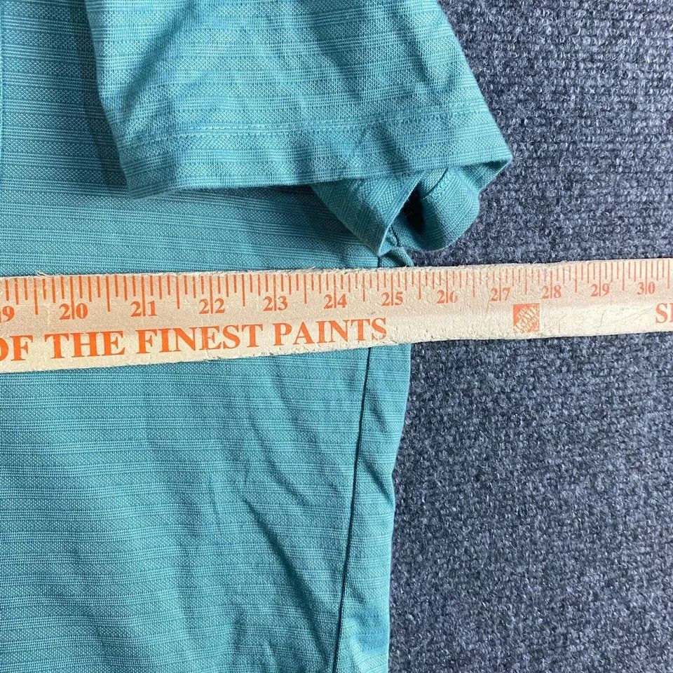 Van Heusen Van Heusen Polo Shirt Men's XXL Short Sleeve Light Blue Size US XXL / EU 58 / 5 - 3 Thumbnail