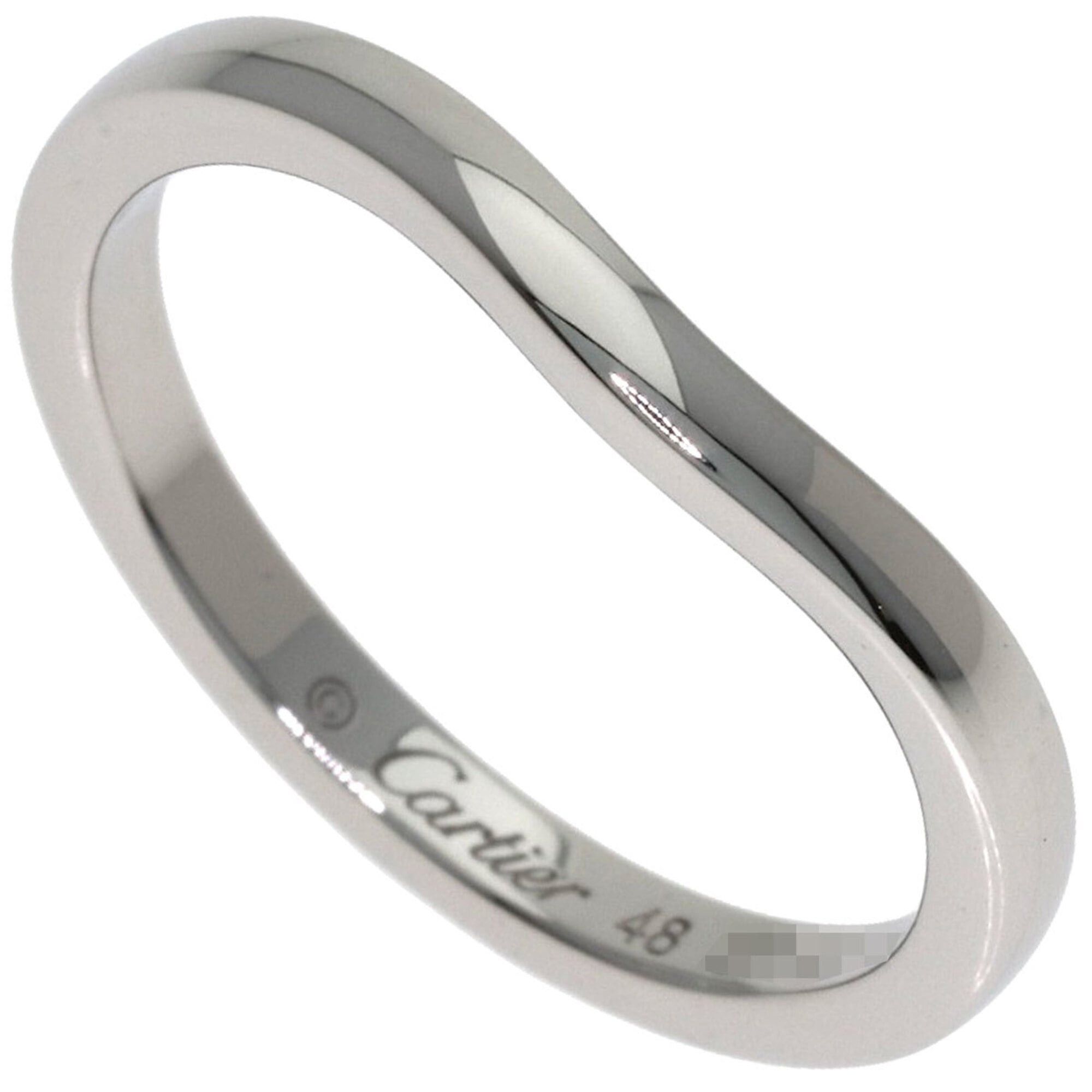 Cartier Cartier Ballerina Wedding Ring #48, Platinum PT950, Women's. Size ONE SIZE - 1 Thumbnail