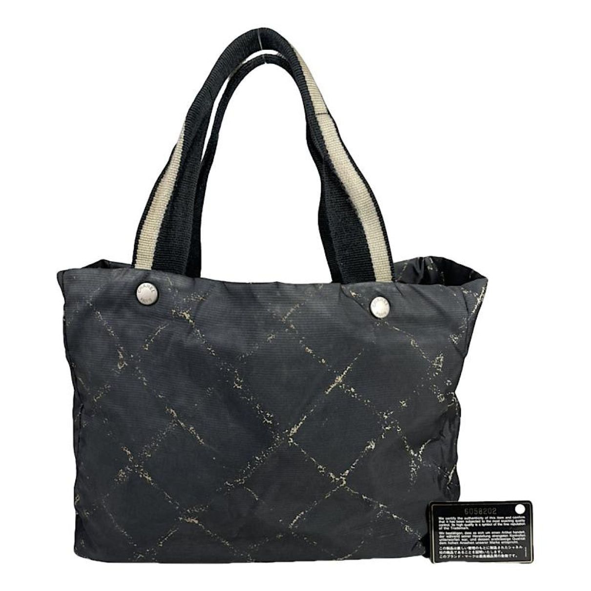 Cambon Black Polyester Handbag