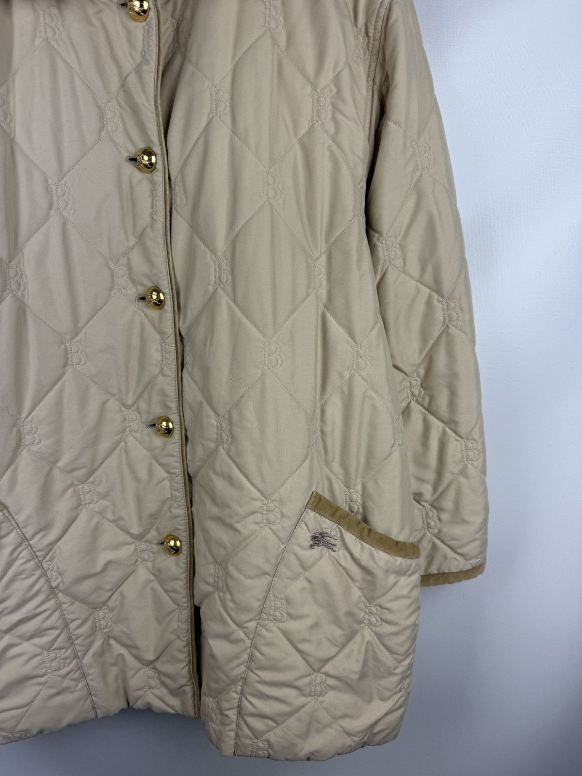 Burberry × Vintage Burberrys Vintage Nova Check Lined B Monogram Quilted Jacket Size XXL / US 16-18 / IT 52-54 - 7 Thumbnail