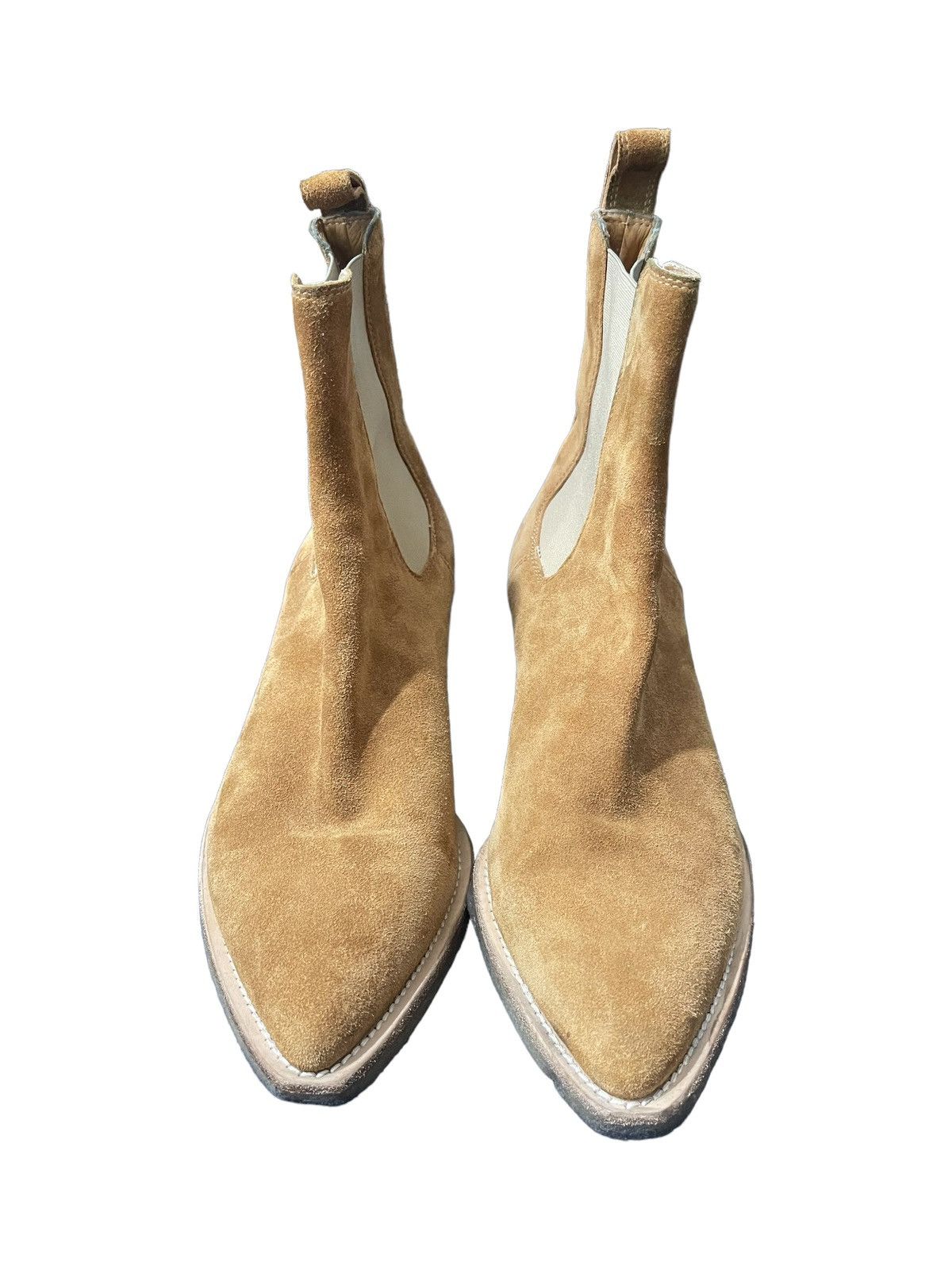 image of Amiri Brown Suede Chelsea Boots, Men's (Size 10)