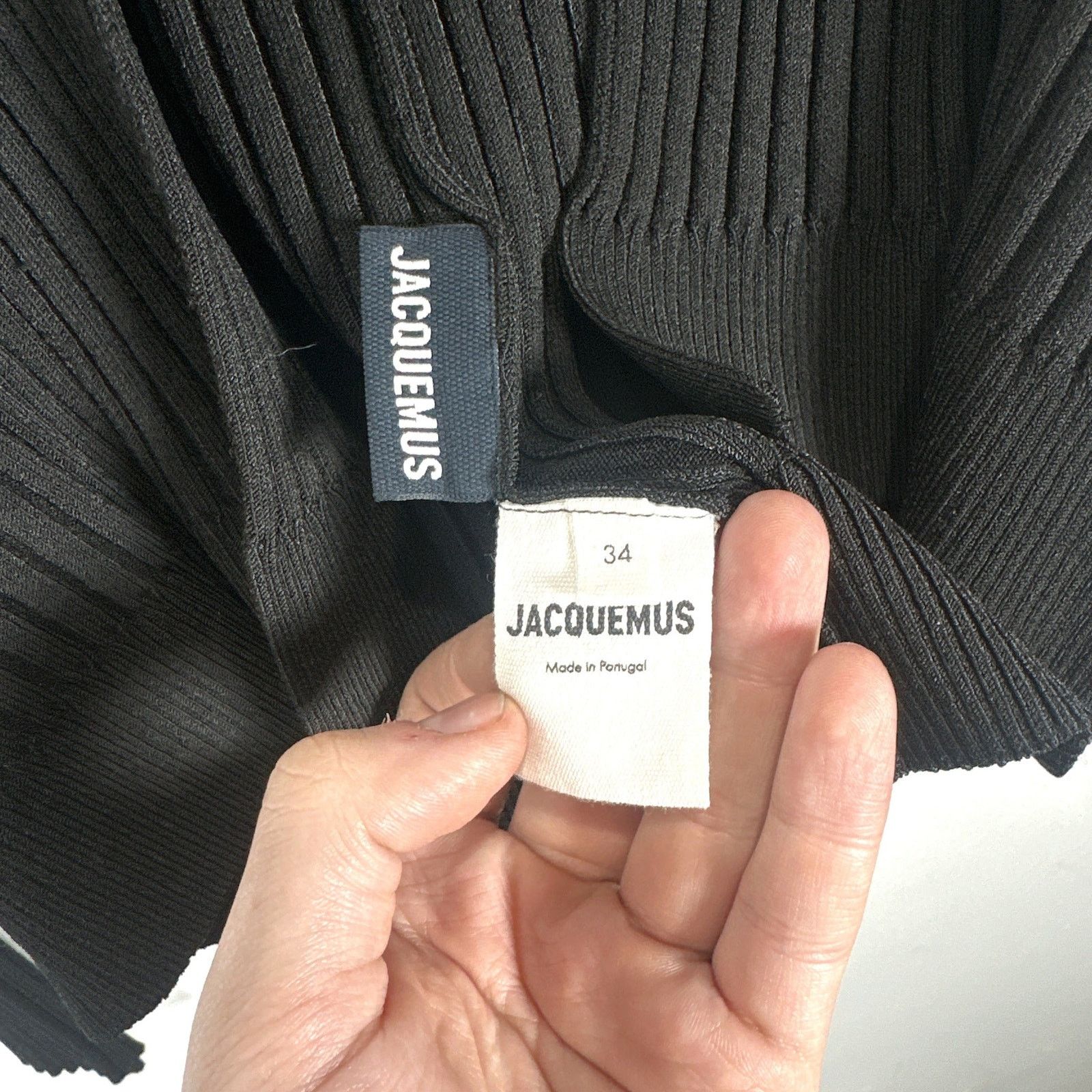 Jacquemus Jacquemus La Maille Pralu Cropped Cardigan Black Size S Size S / US 4 / IT 40 - 3 Thumbnail