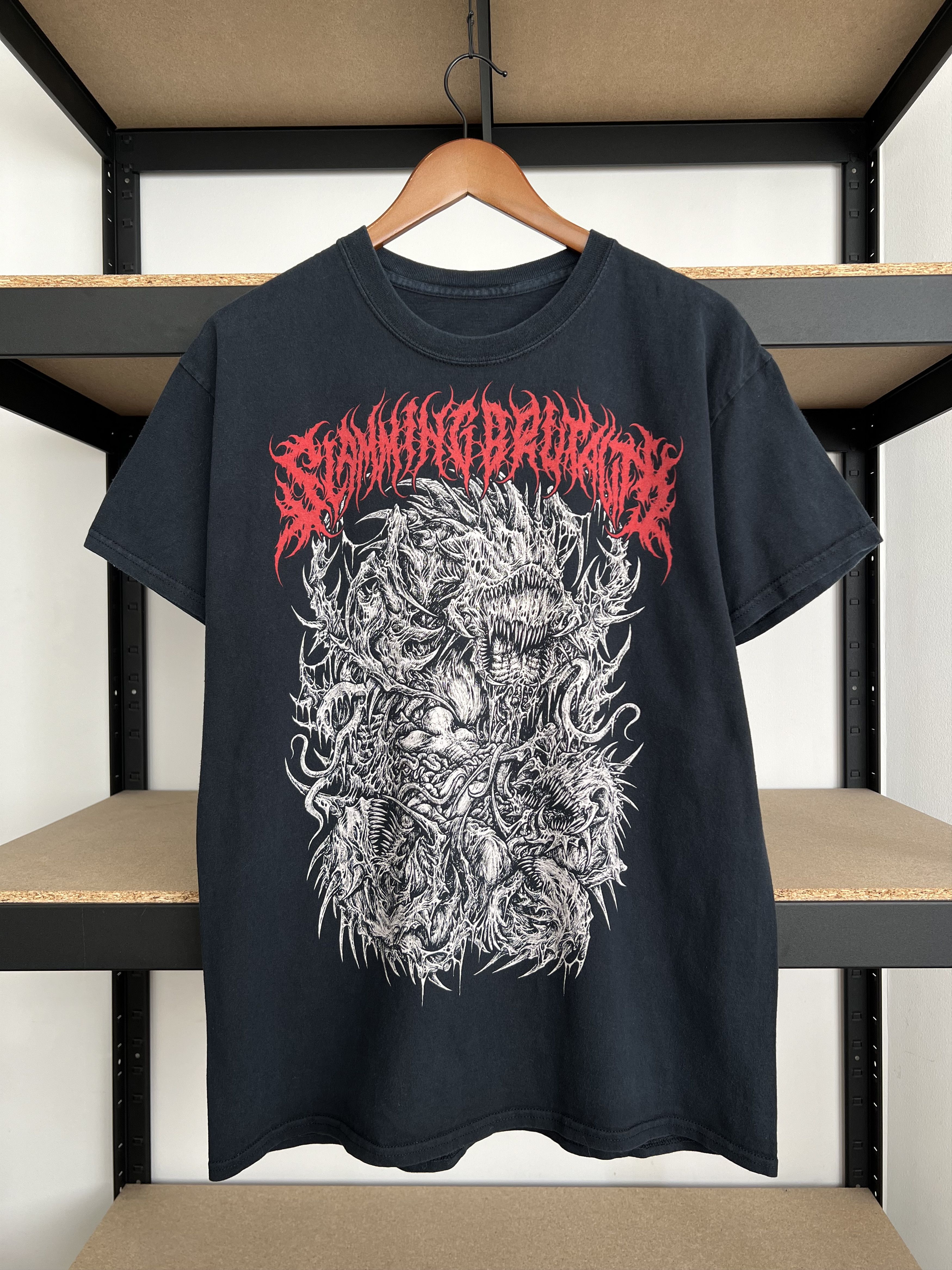 Band Tees Vintage 2018 Slamming Brutality Tour Festival Death Metal Size US L / EU 52-54 / 3 - 1 Thumbnail
