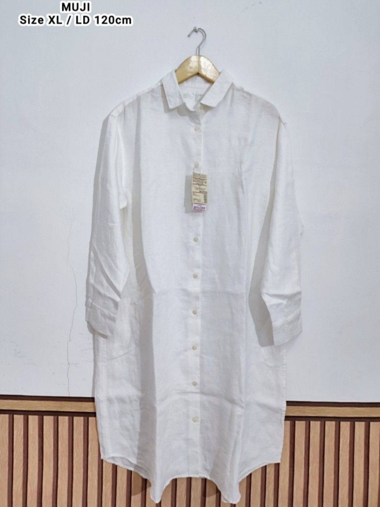 Muji MUJI MIDI DRESS Size XL / US 12-14 / IT 48-50 - 1 Thumbnail