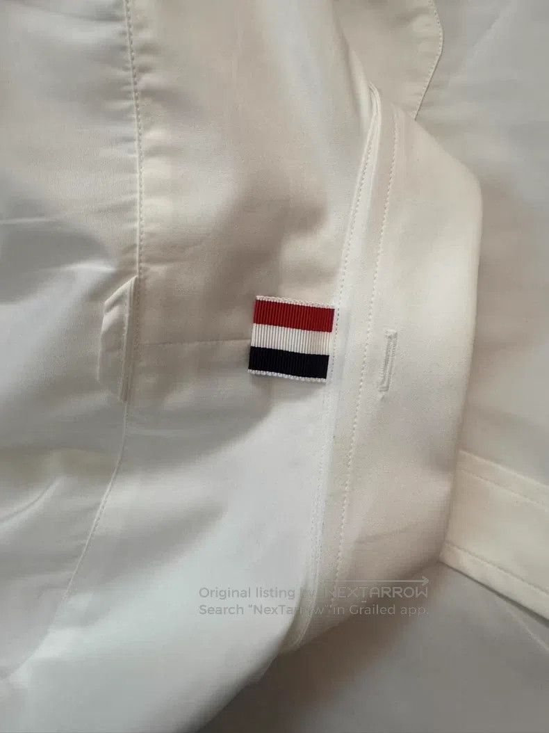 Thom Browne Thom Browne Fine Cotton Pure White Shirt Size US M / EU 48-50 / 2 - 5 Thumbnail