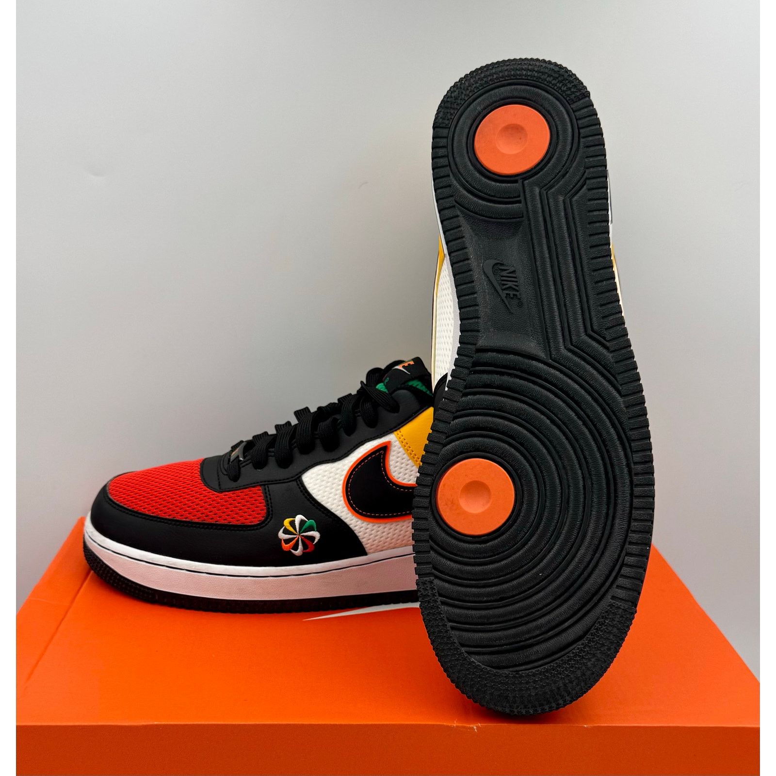 Nike AIR FORCE 1 LOW 'SUNBURST' CK9282-100 Sz11.5 preowned Size US 11.5 / EU 44-45 - 6 Thumbnail