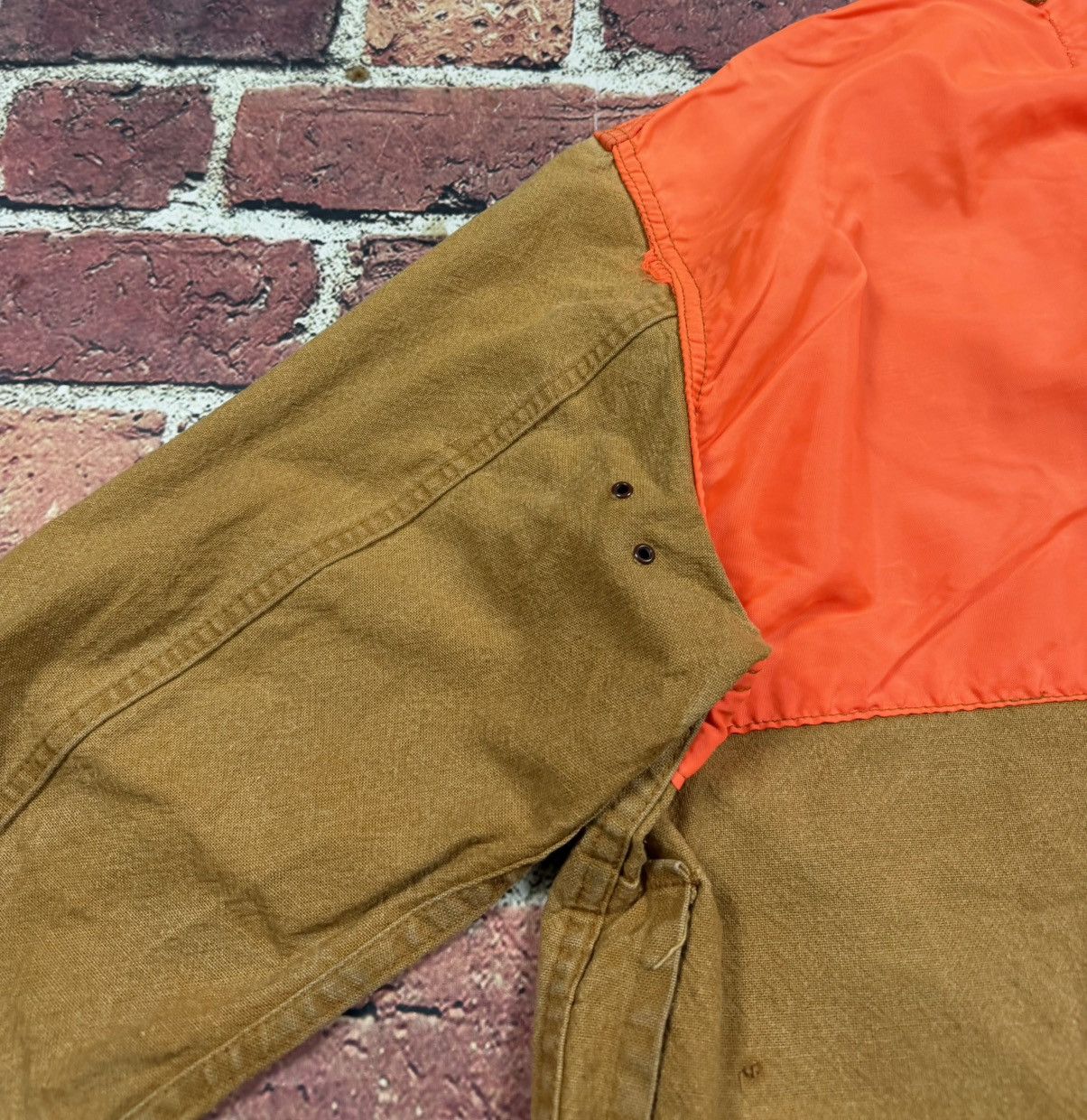 SafTbak Vintage SafTBak Hunting Jacket Brown Orange Canvas Game Size US L / EU 52-54 / 3 - 9 Thumbnail