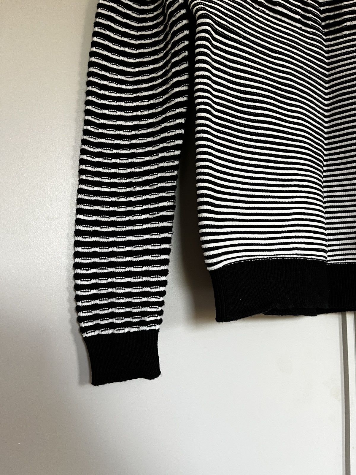 Kenzo Kenzo Optical Illusion Ribbed Sweater (unisex) Size US M / EU 48-50 / 2 - 7 Thumbnail
