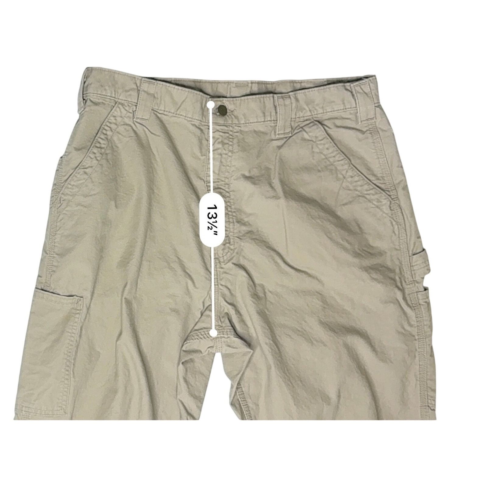 Carhartt Carhartt B151 Tan Duck Canvas Carpenter Pants 38x34 Tall Size US 38 / EU 54 - 6 Thumbnail