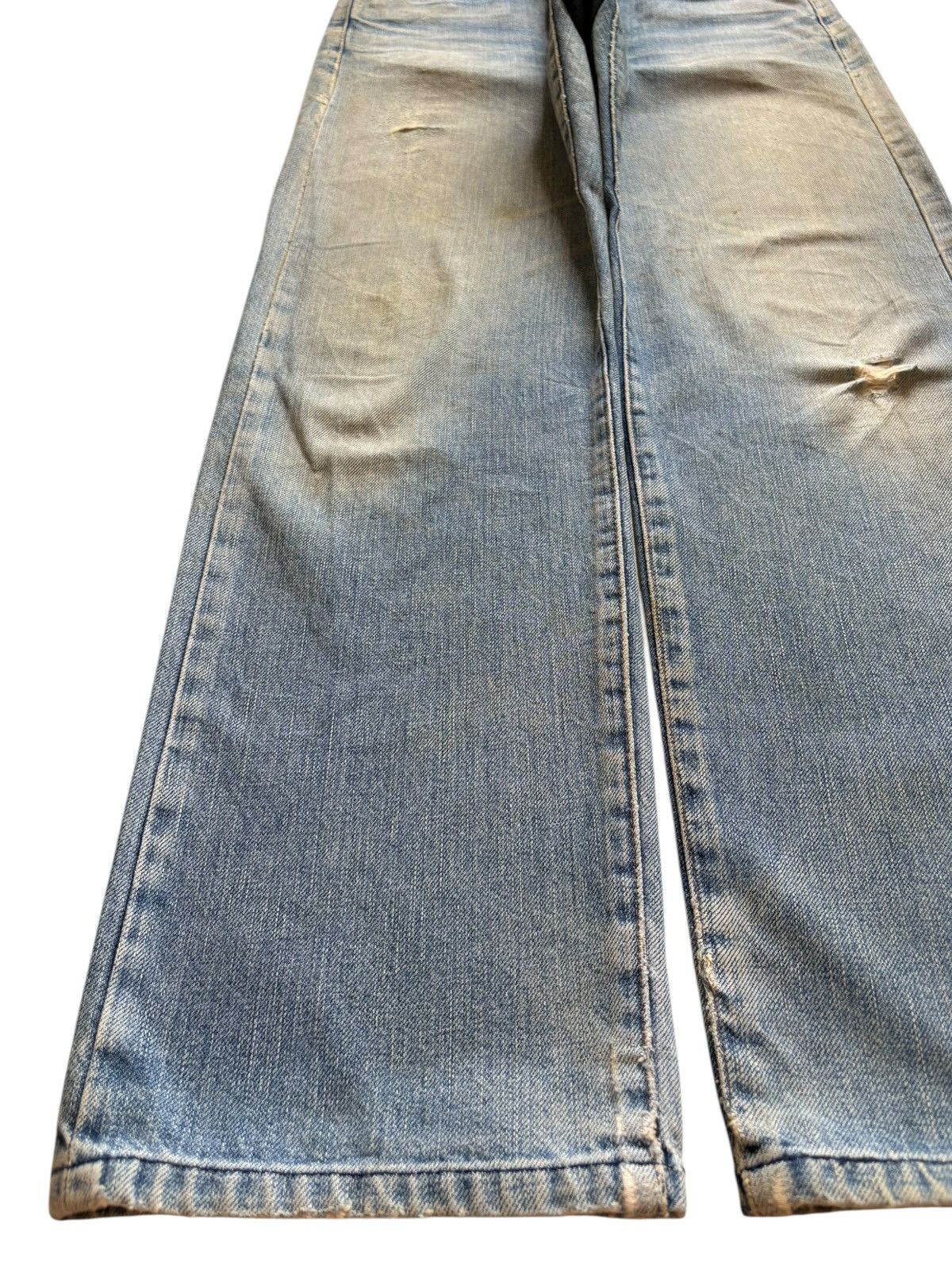 Levi's Vintage 80s Levis Selvedge Big E Mud Wash Baggy Jean Size US 31 - 7 Thumbnail