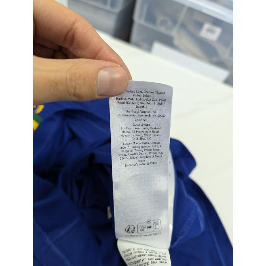 Gucci o1rshd1 Short Sleeve T-Shirt in Blue Size US M / EU 48-50 / 2 - 21 Thumbnail